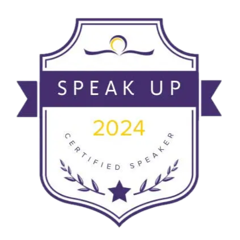 Speak Up 2024 Certified Speaker